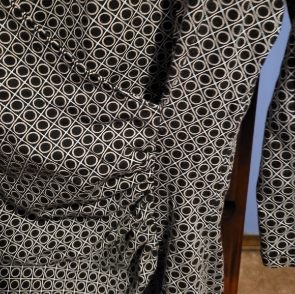 ♡HOST PICK♡ Talbots Petites V-Neck Cinched Waist Quarter Sleeved Blouse Top SP - Picture 3 of 4